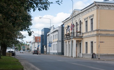 Postcard, Viljandi, Tallinna tn 16 (Posti 1) house called Loviese house rephoto