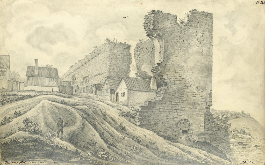Visborg castle ruin, Visby, Gotland, Sweden