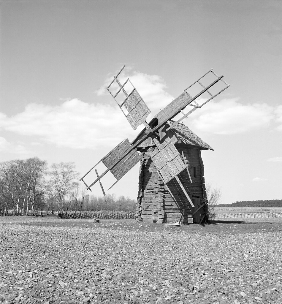 Windmill, Bunge, Gotland, Sweden