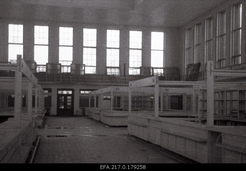 Internal view of Tartu Market Building.