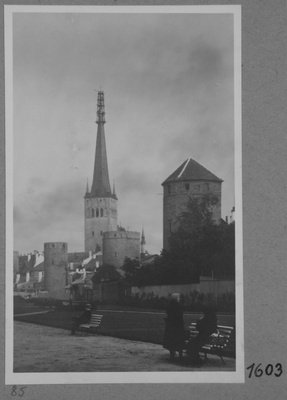 View of the Oleviste Church.  duplicate photo