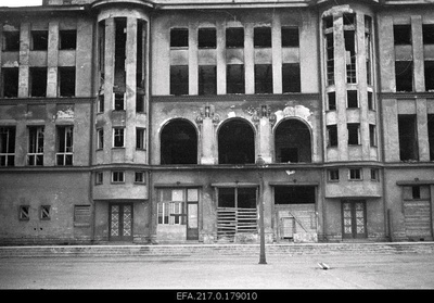 Ruins of the Estonian Theatre.  duplicate photo