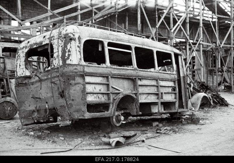 Broken bus park.