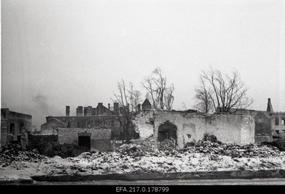 Sales ruins on Sakala Street.  duplicate photo