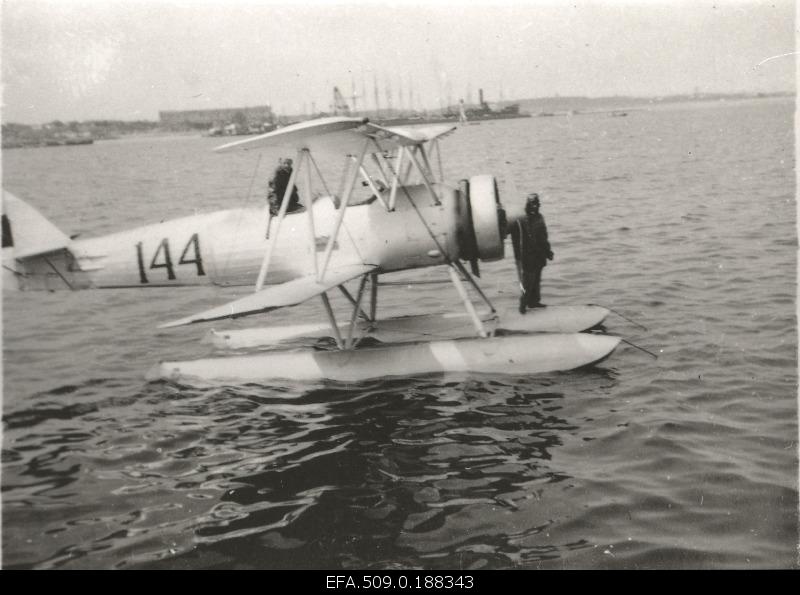 Estonian Air Force aircraft hydrobi plane no. 144.