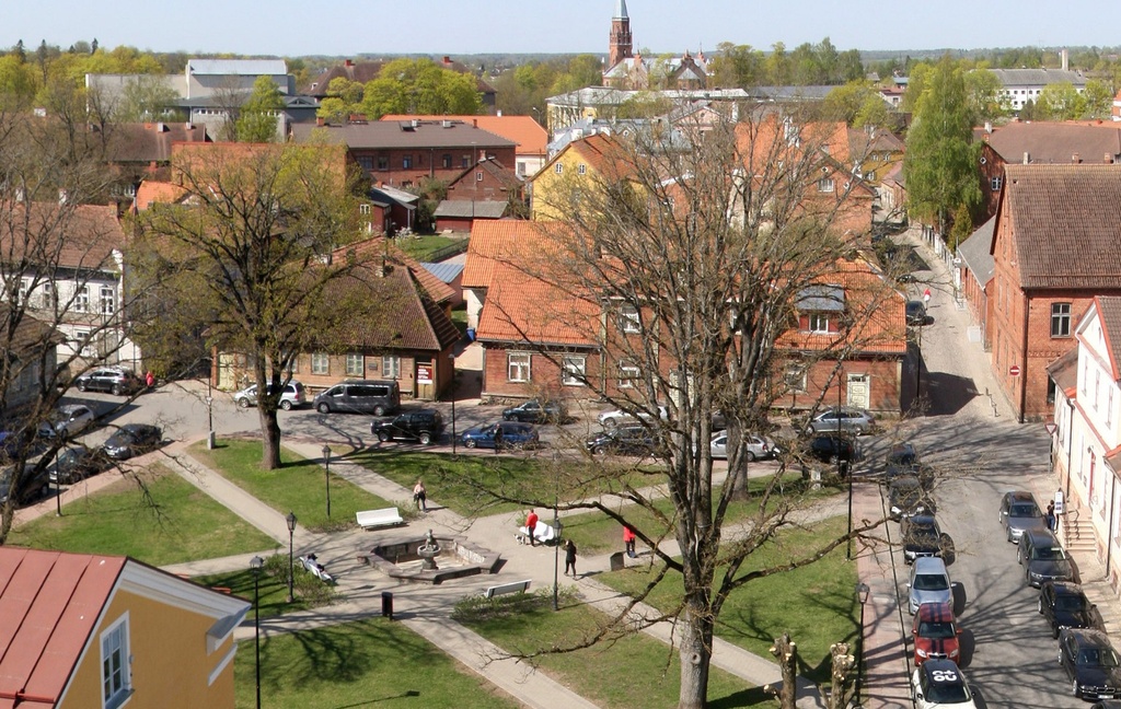 General view of Viljandi rephoto