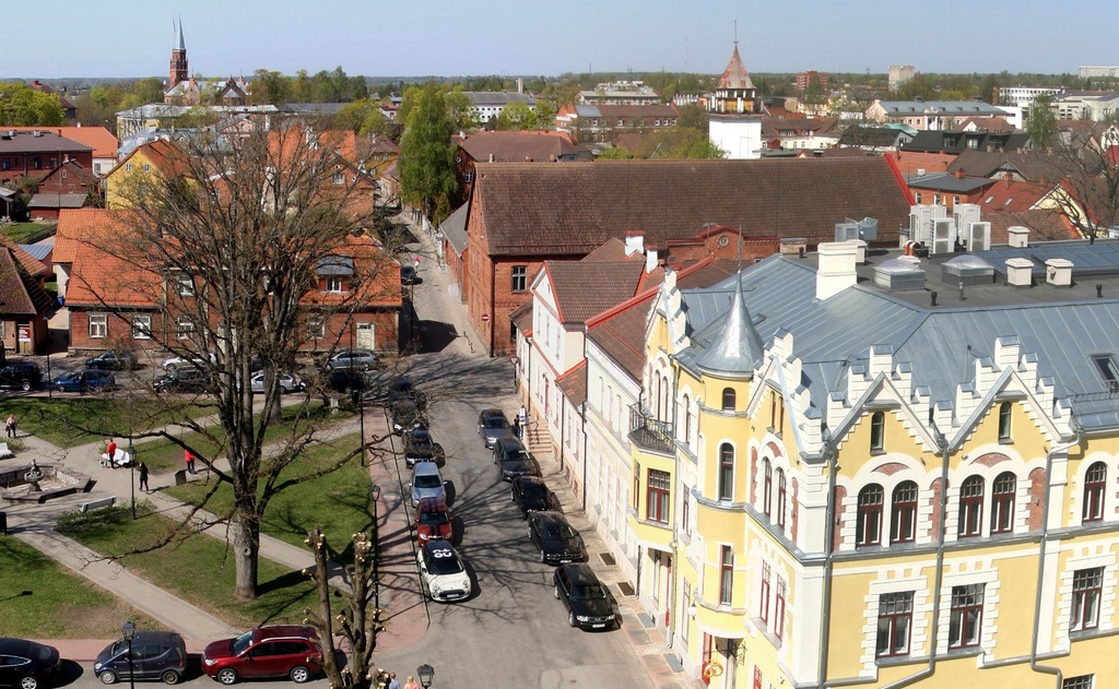General view of Viljandi rephoto
