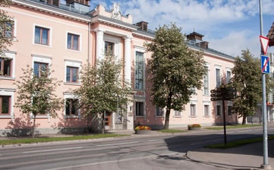 Postcard, Viljandi, Tallinn tn 5, Ugala theatre, Seasaar dunge rephoto
