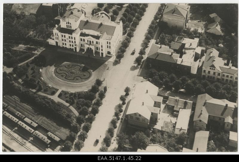 View of Pärnu from a bird flight