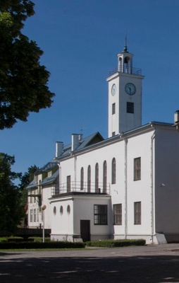 Postcard, Viljandi, new yard, by the yard rephoto