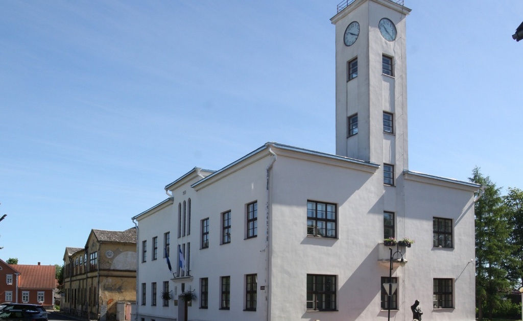 Viljandi Old Raekoda rephoto