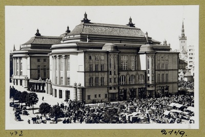View Estonia Theatre and New Market.  duplicate photo