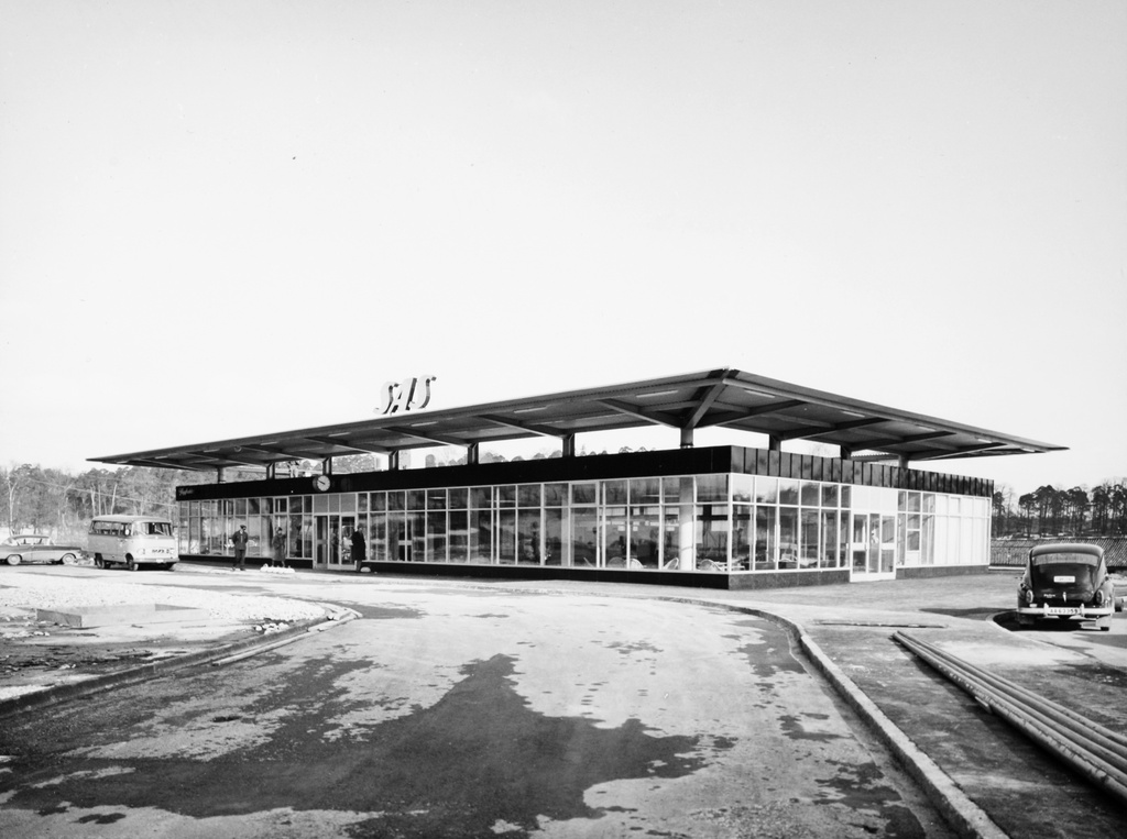 SAS Sales office at International terminalen (ot) at Haga, Stockholm, 1962 (4) - SAS Sales office at International terminalen (ot) at Haga, Stockholm, 1962