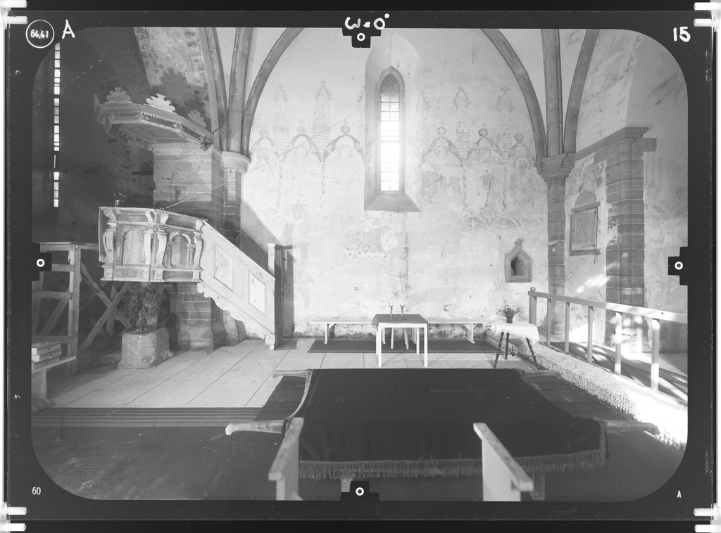 Muhu A15-0 - The interior of the Muhu St. Catherine's Church