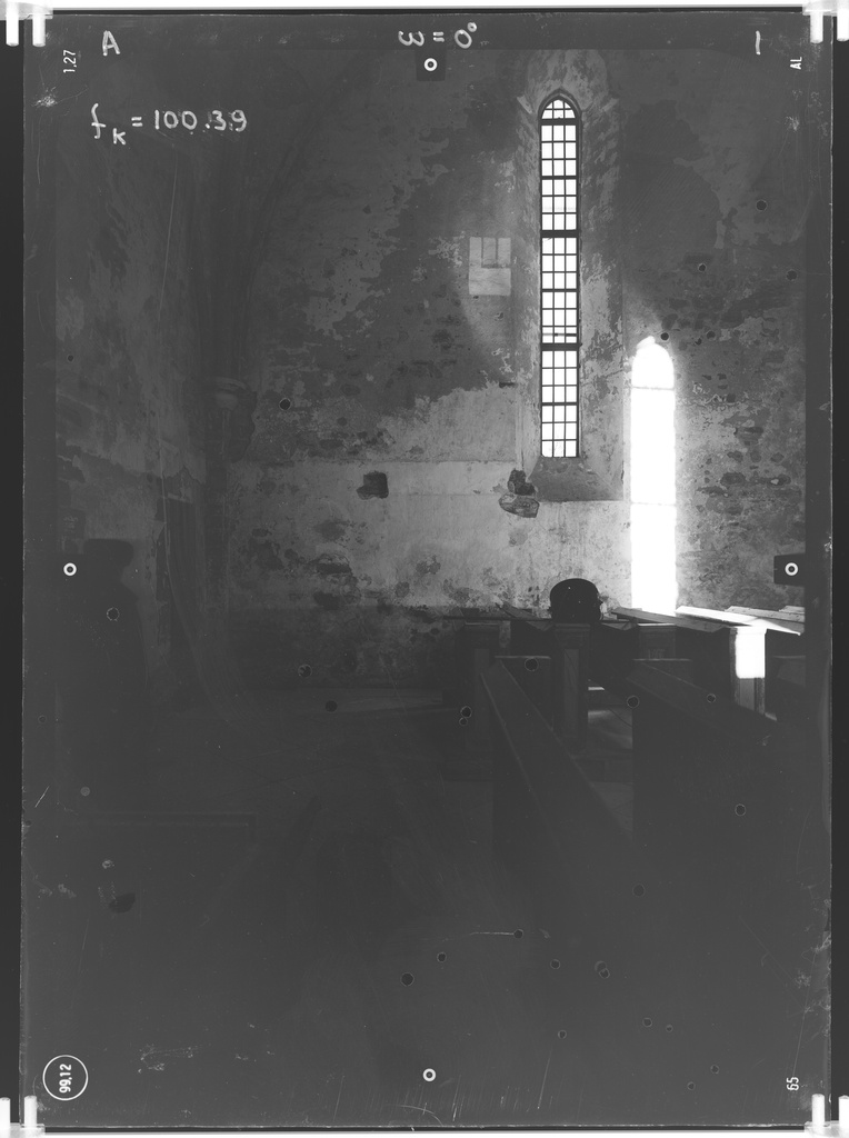 Muhu A01-0X - The interior of the Muhu St. Catherine's Church