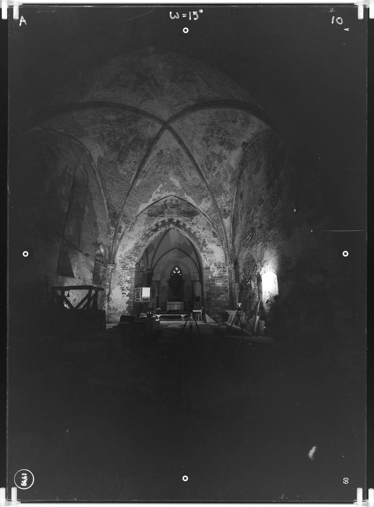 Muhu A10-15 - The interior of the Muhu St. Catherine's Church