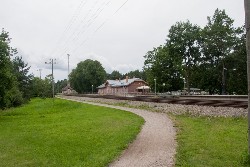 Elva Railway Station. rephoto