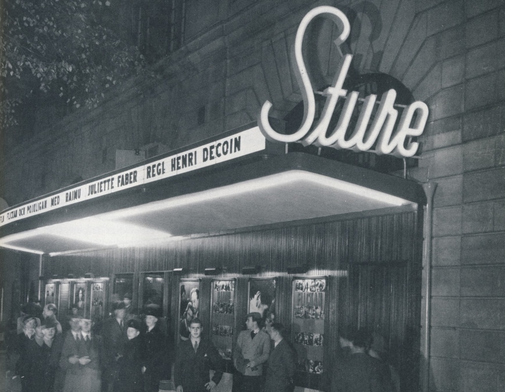 Sture 1943 - "Sture-Teatern", Birger Jarlsgatan 28-30, Stockholm