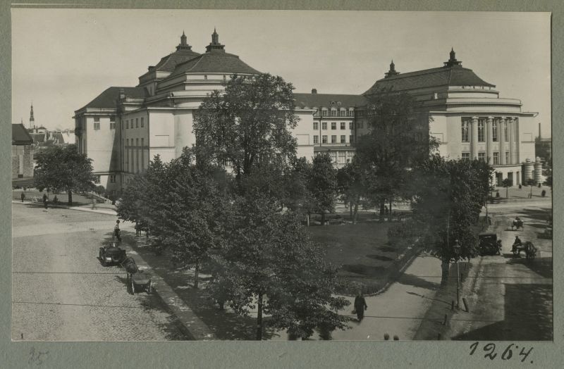 Tallinn. View Estonia Theatre.