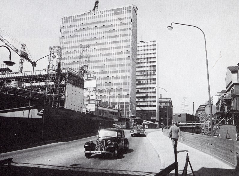 Hoetorget Stockholm 1959 - Hötorgscity i Stockholm 1959