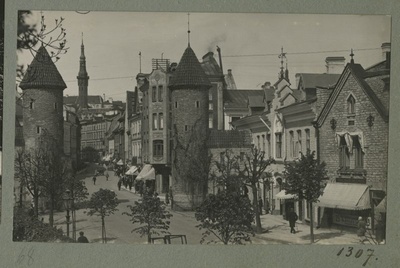 Tallinn Old Town. Viru Gate.  duplicate photo