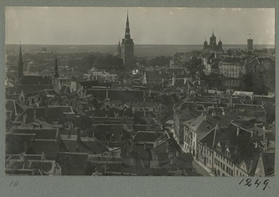 View of Tallinn from the tower of the Oleviste Church.  similar photo