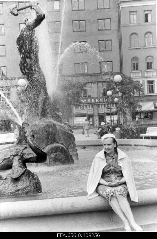 Silvia Priuhka at the Mariatorgetil Square.