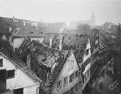 Tübingen Hirschgasse 12 October 1916 - long  duplicate photo