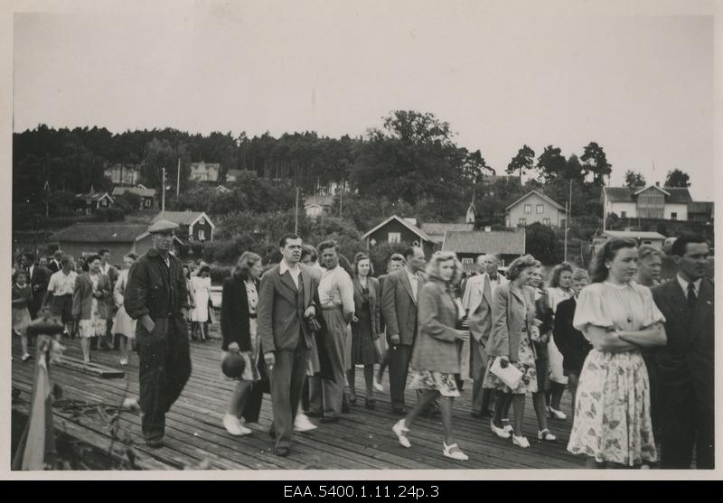 Trip to Sandviken during the summer days of Estonians in Central Sweden