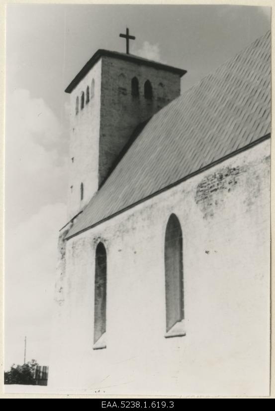 Tower of Märjamaa Maarja Church, view from the southeast