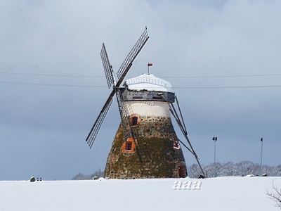 Kuremaa Manor windmill 30.10.2008 rephoto
