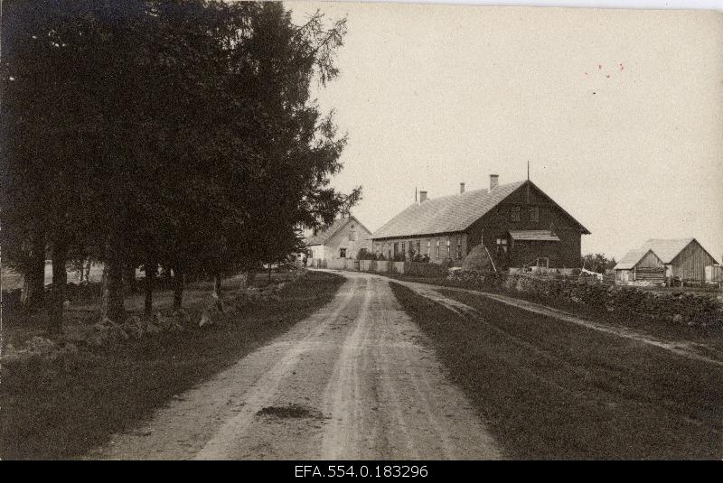 View Veltsa 6 kl. School building (on the right side of the road 1. ), 2. Tarva store.