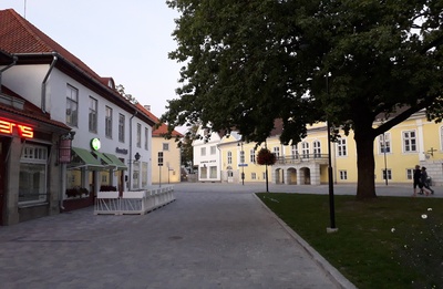 Saaremaa, Kingissepa city. rephoto