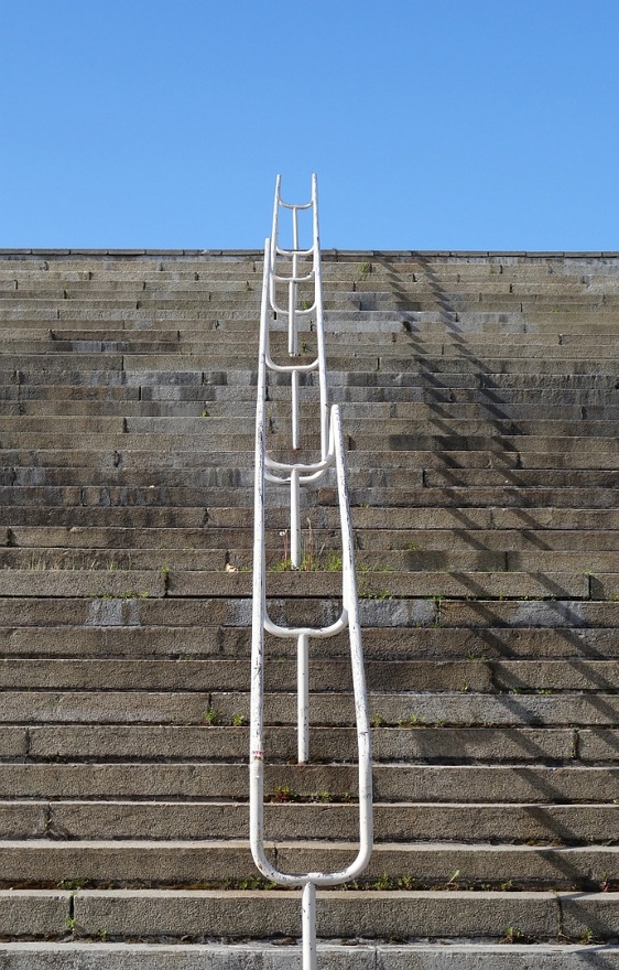 Tallinn City Hall, view of the staircase. Architects Raine Karp, Riina Altmäe rephoto