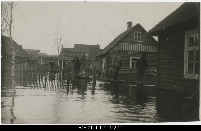 Expedition flooded to Piirissaare in spring 1924, expeditional village status