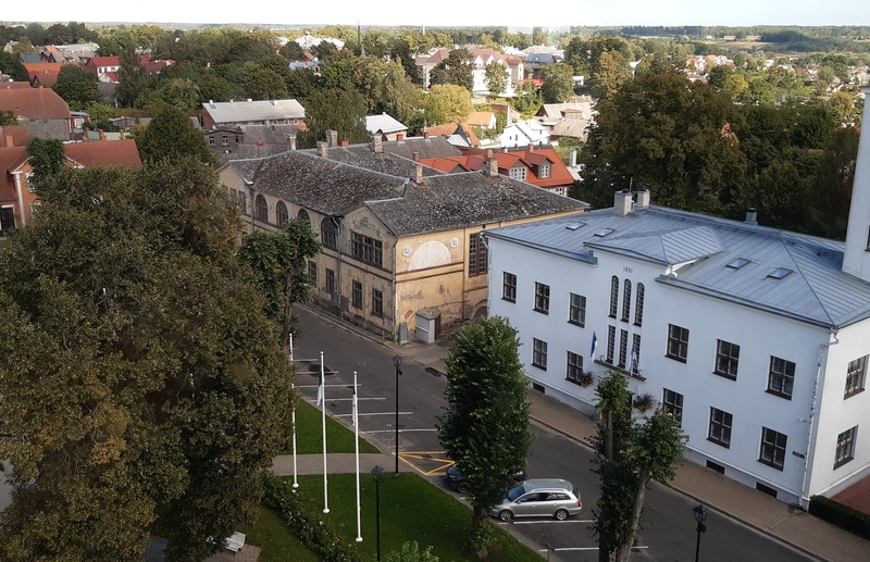 foto albumis, Viljandi, Linnu tn veetornist, 1925, foto J. Riet rephoto