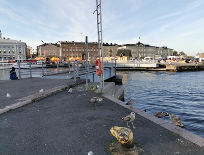 Satamarata Eteläsatamassa Kauppatorin kohdalla rephoto