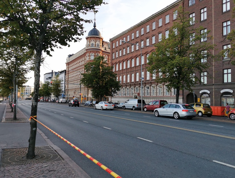 Pohjoisranta 6, 4, 2. Poikkikatu Kirkkokatu. rephoto