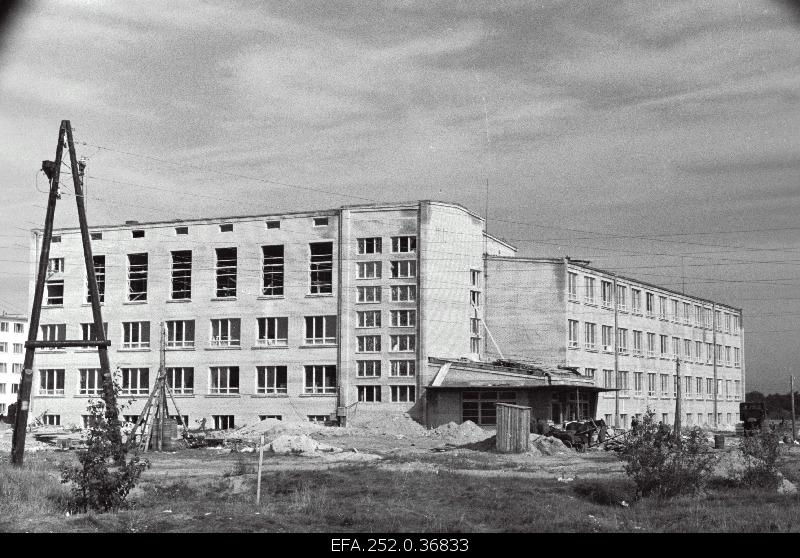 Building stage school house in Mustamäe.