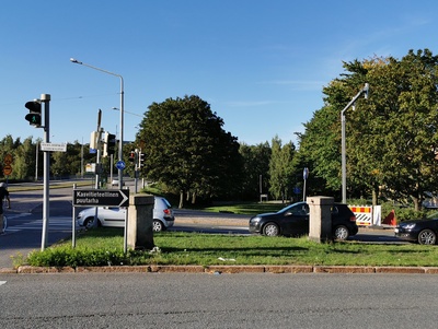 Itäinen Viertotie, kaupungin tulliportti rephoto