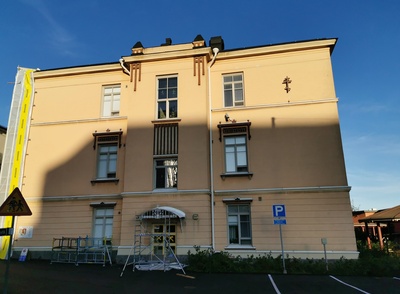 Helenan vanhainkoti, Hämeentie 55. Vanhainkoti valmistui 1913 venäläisen hyväntekeväisyysyhdistyksen toimesta. rephoto