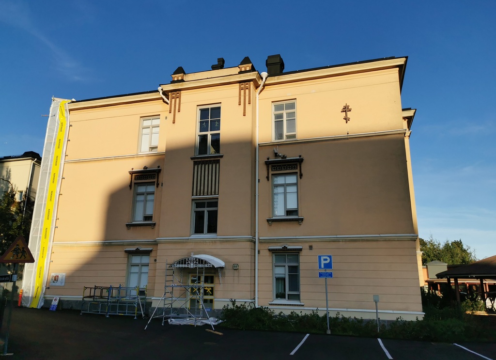 Helenan vanhainkoti, Hämeentie 55. Vanhainkoti valmistui 1913 venäläisen hyväntekeväisyysyhdistyksen toimesta. rephoto