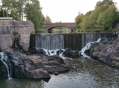 Vantaanjoki, Vanhankaupunginkoski ja maantiesilta. rephoto