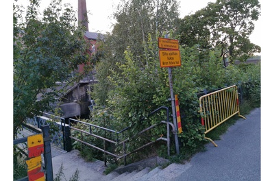 Vanhankaupunginkoski. Vanhankaupunginkosken rakennuksia. rephoto