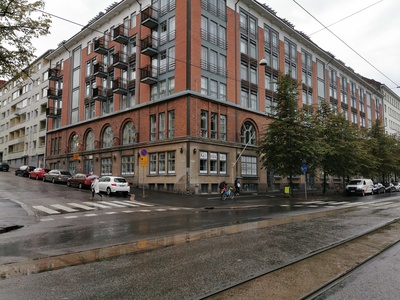Kajaaninkatu 6 ja Aleksis Kiven katu 52-54 -kulmarakennus rephoto