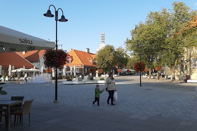 Kuressaare turuplats 20. saj alguses rephoto