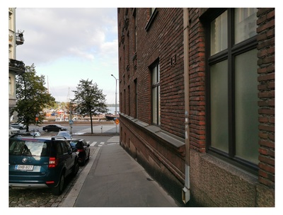 Pohjoisranta 8, pihan puolelta. rephoto