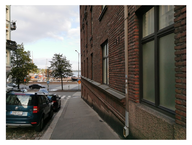 Pohjoisranta 8, pihan puolelta. rephoto
