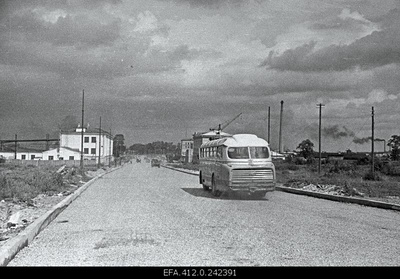 View of the Pärnu highway.  similar photo
