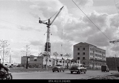 Residential construction on Pärnu Road (Pärnu mnt 133).  similar photo